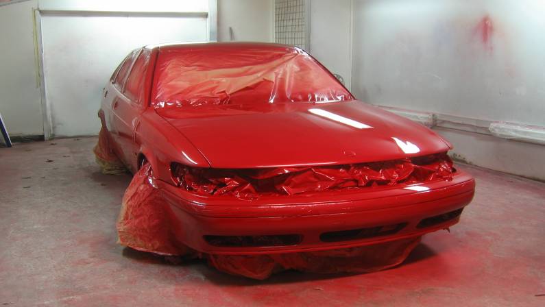 how long does car paint take to dry