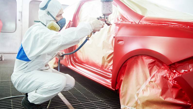How can you speed up the car paint drying process